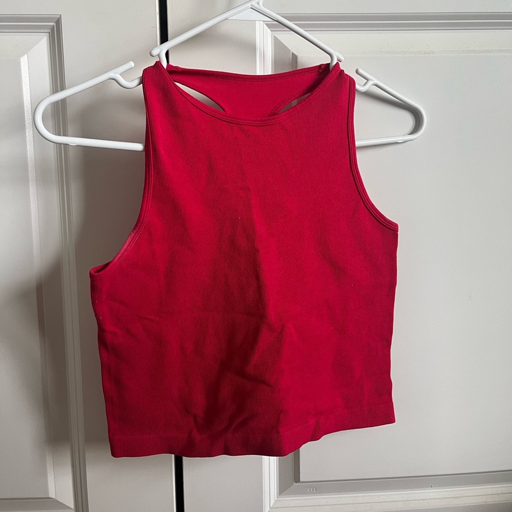 Free pwiple seamless red tank